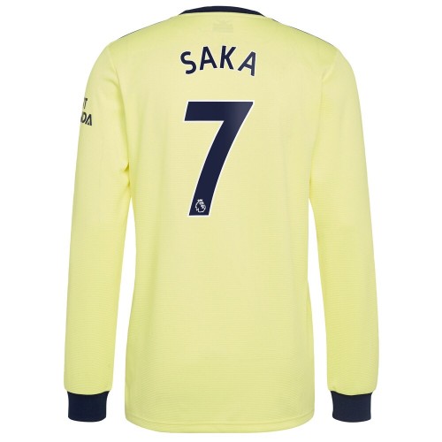 Arsenal Dres Bukayo Saka 7 Gostujući 2021/22 Dugim Rukavima Arsenal Dres Bukayo Saka 7 Gostujući 2021/22 Dugim Rukavima